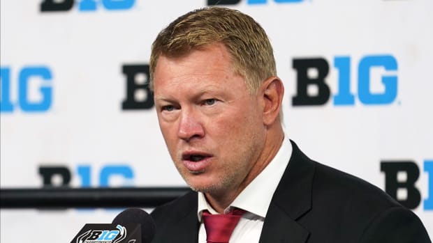 Scott Frost 2022 Big Ten Media Days USATSI_18747423